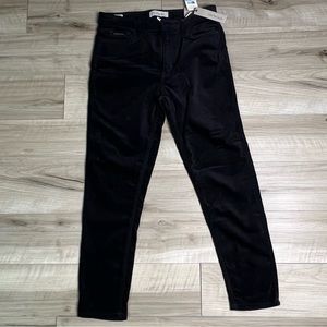 NWT Calvin Klein Velvet High Riss Ankle Skinny Pants